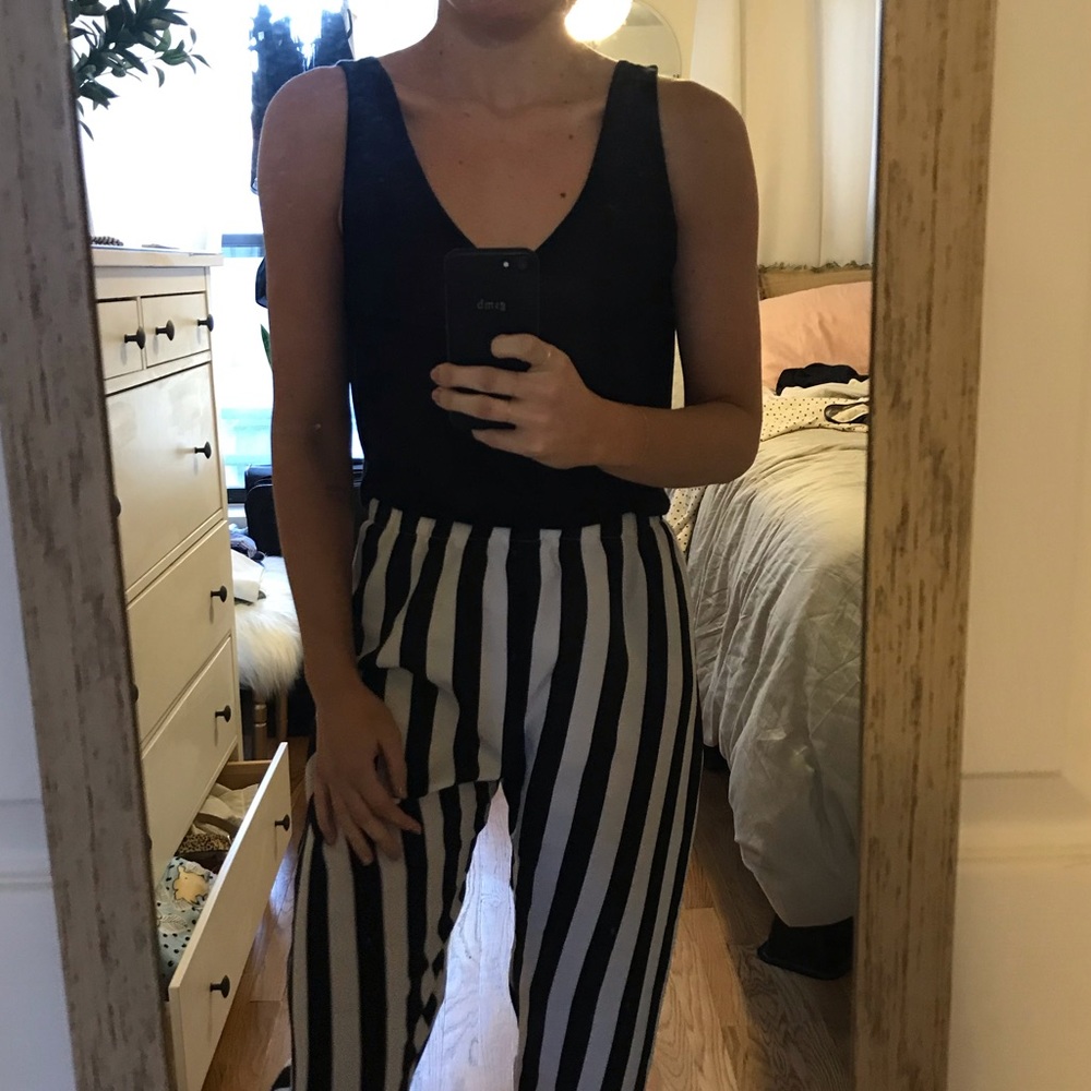 T BY ALEXANDER WANG - black tank top - size SMALL
